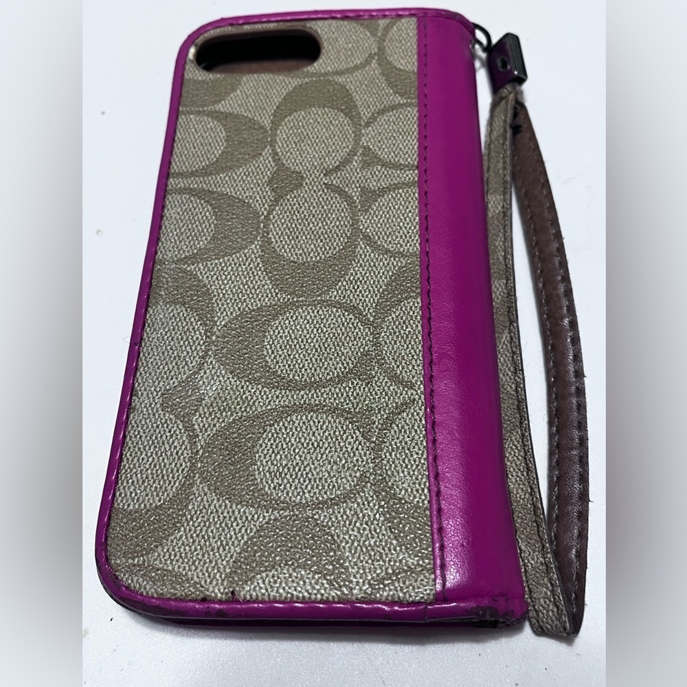 Coach Apple Iphone 6 6S Plus Luxury Coach Series Flip Wallet DIY to NEW IPhone